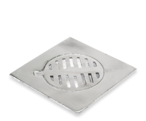 CESPOL REDONDO DE ALUMINIO SATINADO 30X30 NO. 12