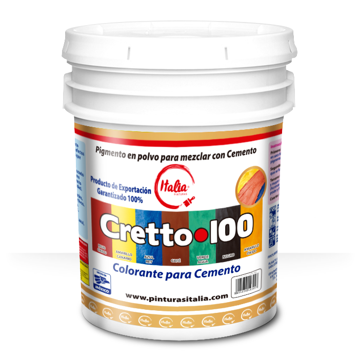 CRETTO COLOR P/CEMENTO NEGRO 18 KG *AGOTAR EXISTENCIAS*