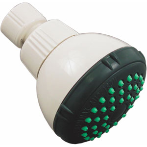 REGADERA CARIBE 2 3/4 DIAM. BLANCA S/BRAZO  Modelo: 44-CB