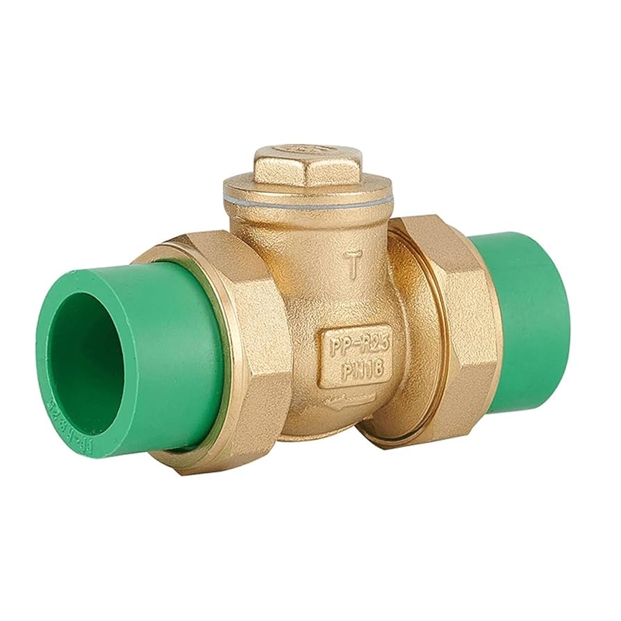 VALVULA CHECK LATON CON PPR 3/4