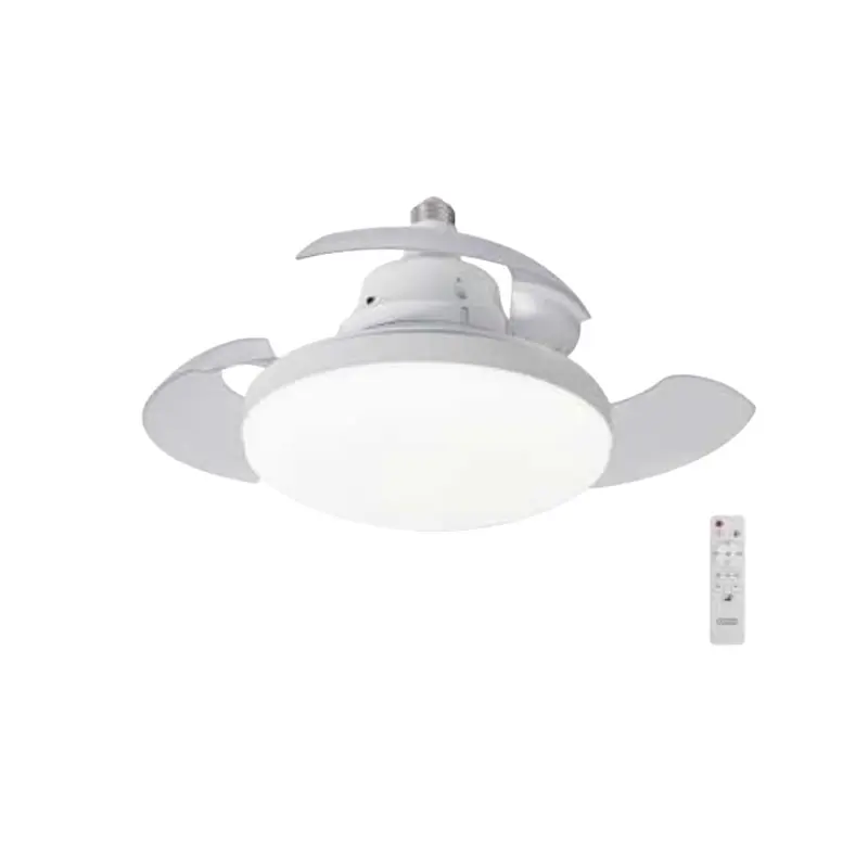 LAMPARA VENTILADOR DE TECHO CON CONTROL ASPAS RECTRACTIL 16.5