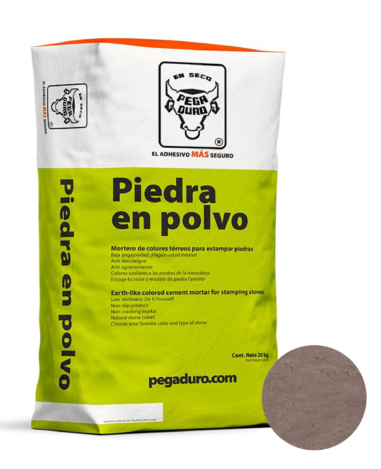 PIEDRA EN POLVO PARA PISO 20K GRIS