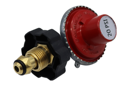 REGULADOR PARA GAS 1 VIA CON PUNTA POL Y TUERCA IZQUIERDA CON MANERAL ALTA PRESION