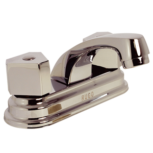 MEZCLADORA P/LAVABO DE 10 CM MANERAL RHIN CIERRE 90° ACAB CROMO  Modelo: 23-IRR
