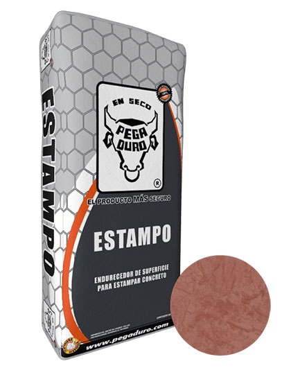 ESTAMPO ENDURECEDOR ESTAMPAR CONCRETO 10KG CEREZA