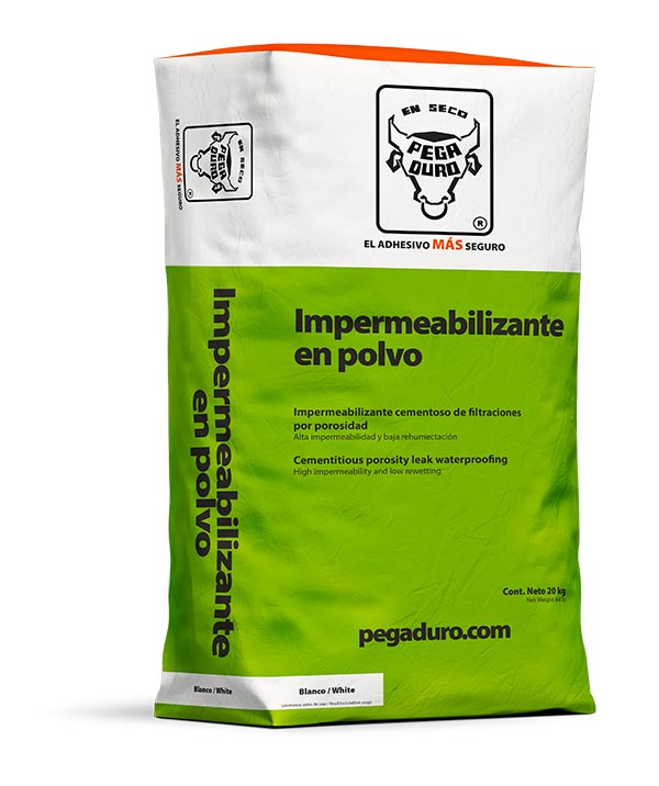 IMPERMEABILIZANTE EN POLVO BLANCO 20KG