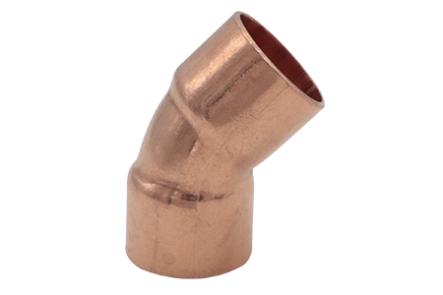 CODO 45 DE 3/4 COBRE