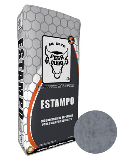 ESTAMPO ENDURECEDOR ESTAMPAR CONCRETO 10KG GRIS