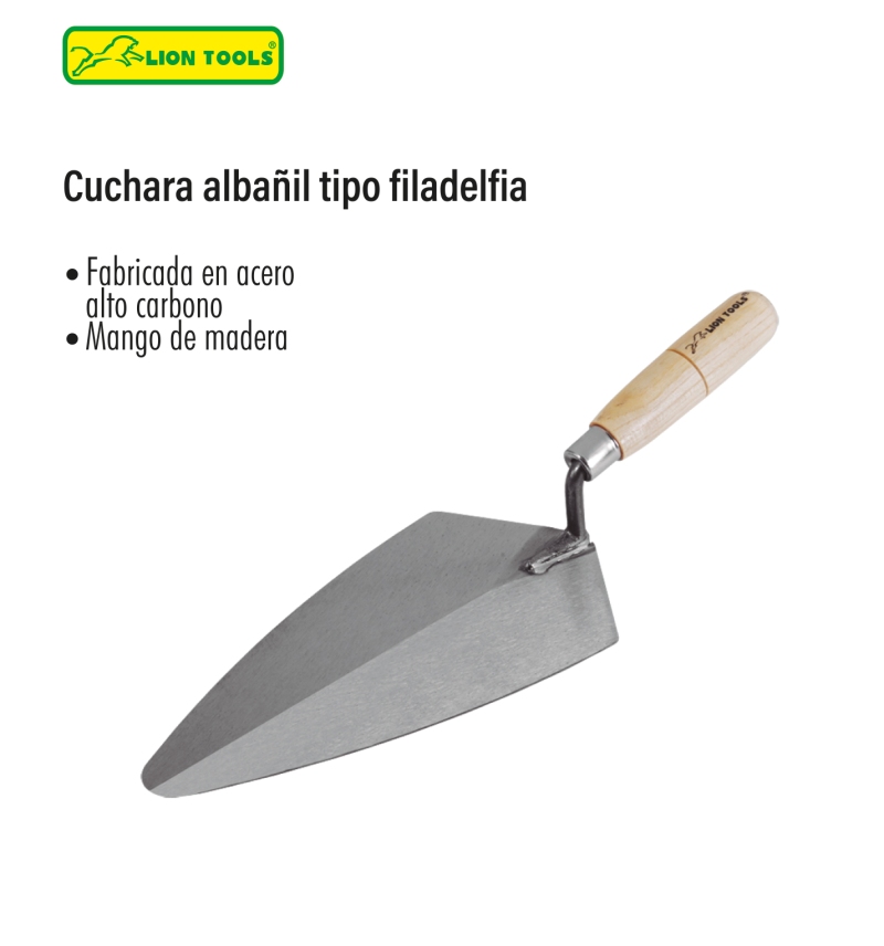 CUCHARA ALBAÑIL TIPO FILADELFIA 9