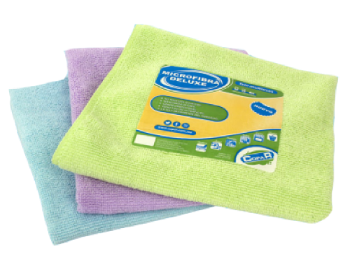 MICROFIBRA 41X41CM (VARIEDAD DE COLORES) BASTILLADA Y CORTADA 16 PZ  Modelo: MIC4040