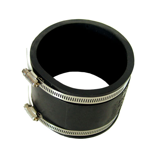 ACOPLE FLEXIBLE PARA DRENAJE SANITARIO RECTO 6*