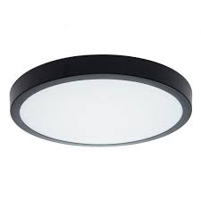 PLAFON DE LED NEGRO SOBREPONER 24W