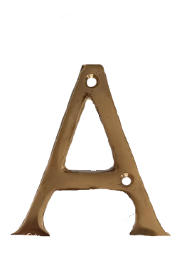 LETRA DE BRONCE A
