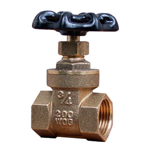 VALVULA COMPUERTA DE LATON ROSCADA 1   Modelo: 75-AH 25