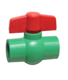 VÁLVULA ESFERA PPR VERDE FUSION  3/4