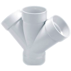 YEE DOBLE  PVC 4 X 4 X 4 X 4