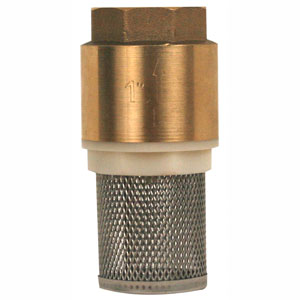 VALVULA DE PIE PICHANCHA 1/2 C/CANASTILLA ACERO INOX.   Modelo: V-PPRF 13