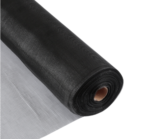 TELA MOSQUITERA DE FIBRA DE VIDRIO NEGRA .90 X 30 MTS  VEKER   Modelo: 6186