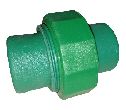 TUERCA UNION FUSION  (25) 3/4  POLIMEX VERDE K16   Modelo: 616025