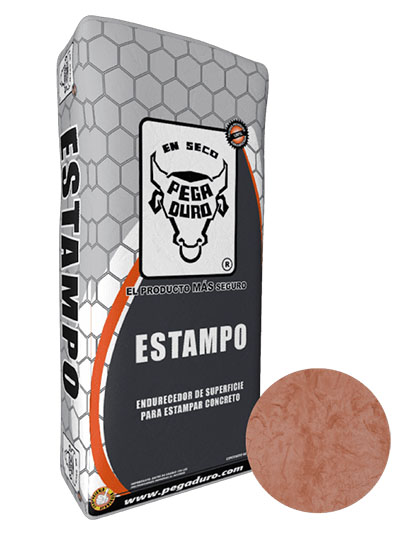 ESTAMPO ENDURECEDOR ESTAMPAR CONCRETO 10KG DURAZNO