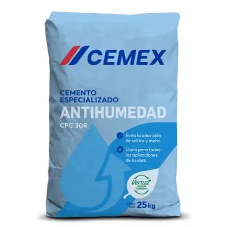 CEMENTO ESPECIALIZADO ANTIHUMEDAD 25 KG