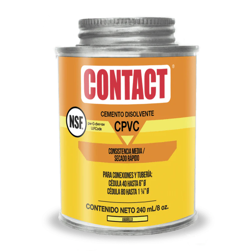 CEMENTO PARA CPVC CONTACT DE 240 ML