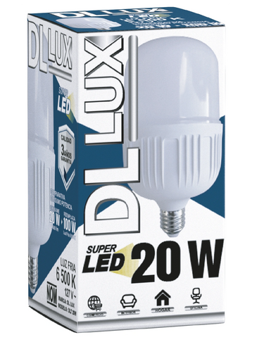 FOCO DL LUX 20W TIPO T LED A BULBO