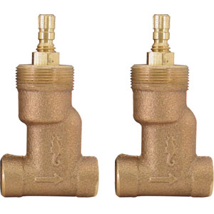 LLAVES DE EMPOTRAR IND. P/REG. S/MAN. ESPIGA SOLDABLE  Modelo: 41-E
