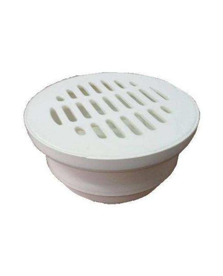 COLADERA DE PLÁSTICO TAPA BLANCA PARA CAMPANA DE 4