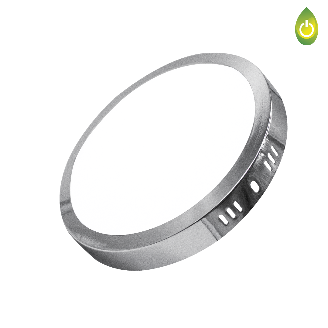 PANEL SOBREPONER LED REDONDO 12W COLOR SATIN