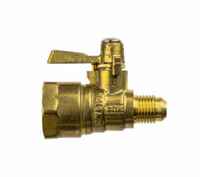 VALVULA DE CONTROL/H X M, PALANCA 3/8 X 1/2