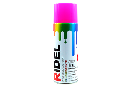 PINTURA EN AEROSOL ESMALTE ACRILICO FLUORESCENTES COLOR ROSA