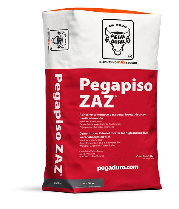 PEGAPISO ZAZ GRIS 20KG