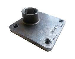 BASE PARA MASTIL DE ACOMETIDA 2 ROSCADO.