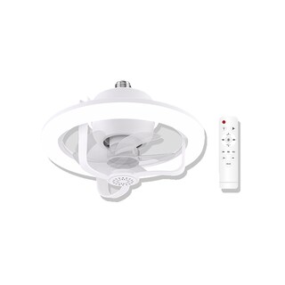 LAMPARA VENTILADOR DE TECHO CON CONTROL ASPAS 12