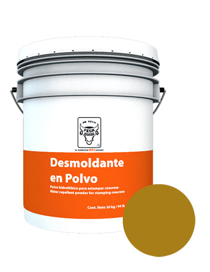 DESMOLDANTE ANTIGUO EN POLVO PARA ESTAMPAR OCRE 20KG