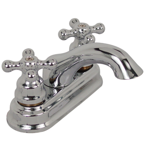 MEZCLADORA P/LAVABO DE 10CM C/CHAPETON CIERRE 90°  Modelo: 24-RM