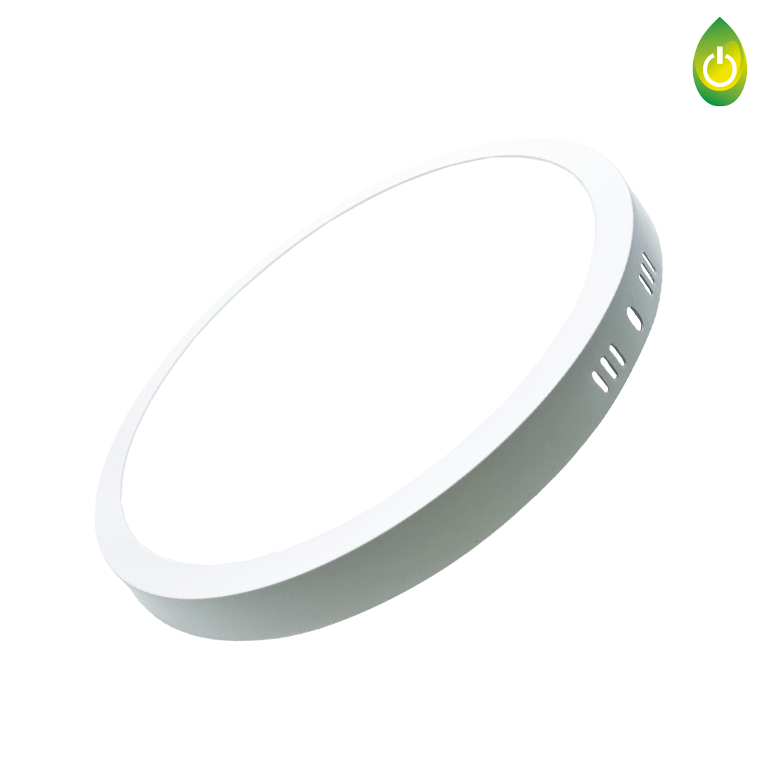 PANEL SOBREPONER LED REDONDO 24W LUZ DE DIA