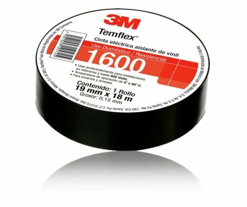 CINTA AISLANTE 3M TEMFLEX NGO 1600 19MMx18M