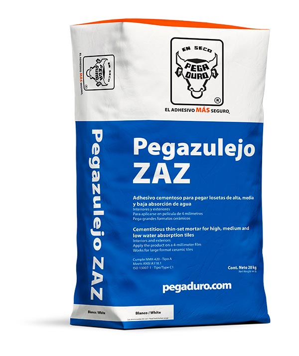 PEGAZULEJO ZAZ BLANCO 20KG