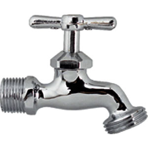 LLAVE C/ROSCA P/MANGUERA CROMO 13 MM CONX. MACHO   Modelo: 2