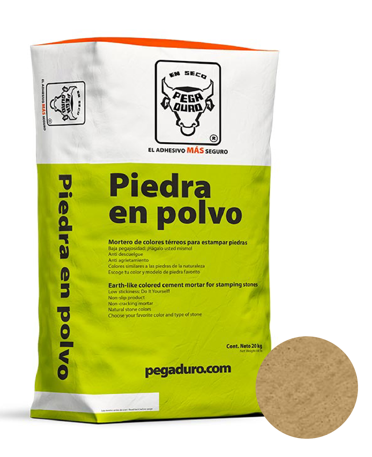 PIEDRA EN POLVO PARA MURO DESIERTO 20KG