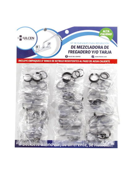 KIT DE EMPAQUES PARA INSTALACION DE TARJA CON 30 PZA