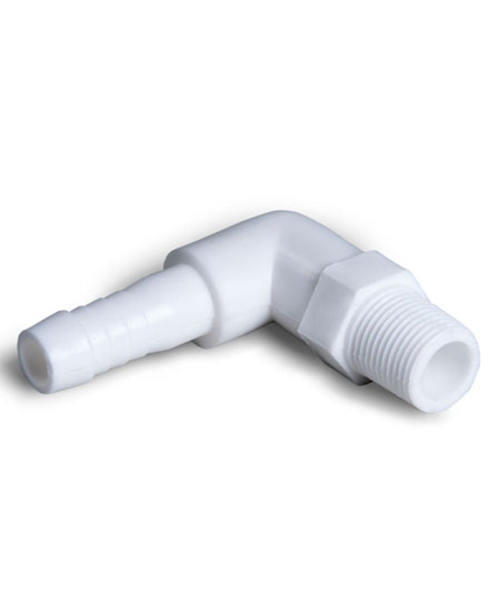 CODO ROSCA EXTERIOR PLASTICO 1/2  Modelo: CDREB13