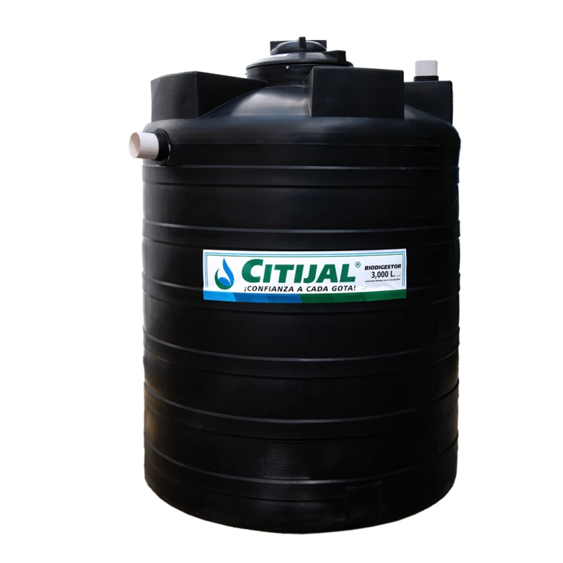 BIODIGESTOR DUAL LIMPIA FACIL NEGRO 3,000 LTS