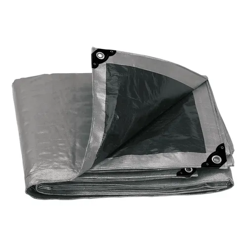 LONA REFORZADA DE USO RUDO COLOR GRIS *5 mts x 6 mts*