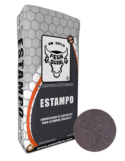 ESTAMPO ENDURECEDOR ESTAMPAR CONCRETO 10KG CHOCOLATE