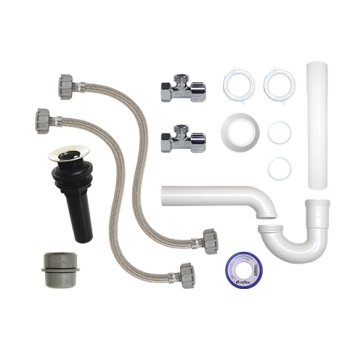 PAQUETE PARA INSTALACION DE LAVABO VINILO Modelo: PSV-B011