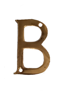 LETRA DE BRONCE B