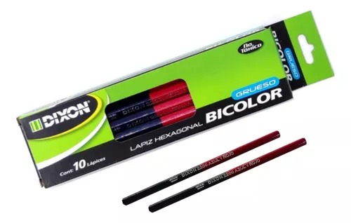 BICOLOR GRUESO DIXON EMP C/10 PZAS